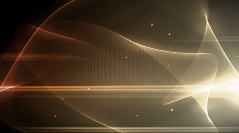 Worship Background Light Wave Amber Orange Stock Footage 25974368