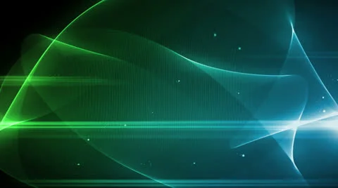 Worship Background Light Wave Blue Green Stock Footage 25974672