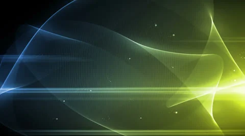 Worship Background Light Wave Blue Yellow Stock Footage 25974835