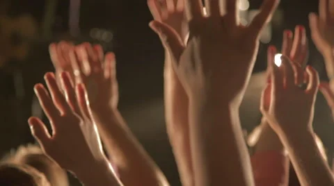 WORSHIP CLOSE UP ON HANDS Stock Footage 65717824