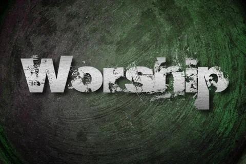 Worship concept Stock Illustration