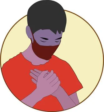 Worship Flat Vector Illustration 3 Stock Illustration