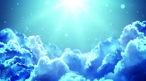 Worship Light Clouds Stock Footage 54937028