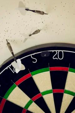 Worst dart player Stock Photos