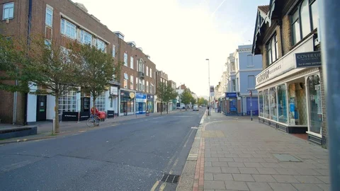 Worthing Central Chapel Road Stock-Footage 96888577
