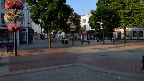 Worthing Town Centre Video stock 96389596