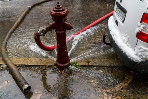 Worthless old fire hydrant Stock Photos