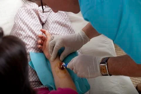 Wound care Stock Photos