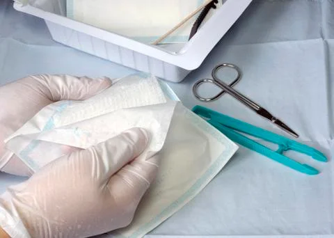 Wound dressing Stock Photos