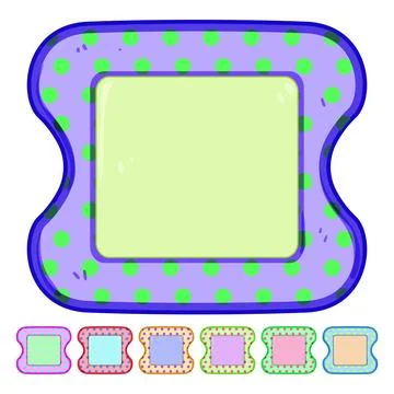 Wound kid plaster cartoon vector graphic Ilustración de archivo