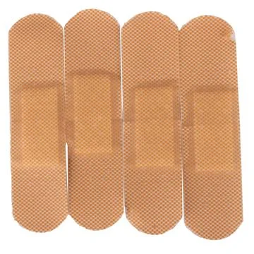 Wound plaster isolated on white background Stock Photos