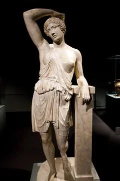Wounded Amazon Statue on Display at the Pergamon Museum in Berlin, Germany Stock Photos