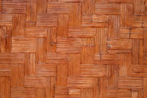 Woven bamboo background Stock Photos