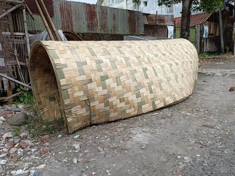 Woven bamboo Stock Photos