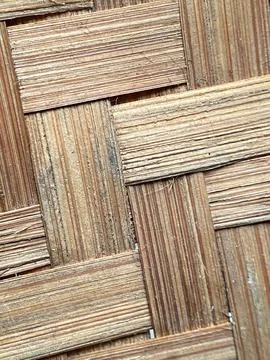 Woven Bamboo Texture Background Macro Detail Stock Photos