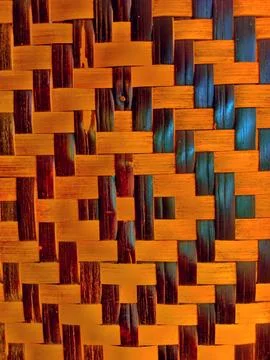 Woven bamboo texture background Stock Photos