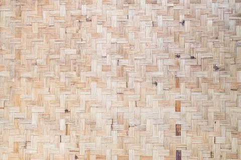 Woven bamboo texture Foto stock