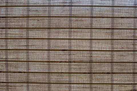 Woven Bamboo Window Blind Texture Background 写真素材
