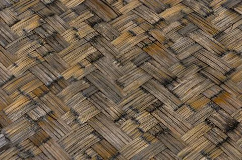 Woven chair surface as background Stock Photos