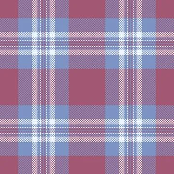 Woven check tartan pattern, repeating texture seamless plaid. Softness back.. Illustrazione stock