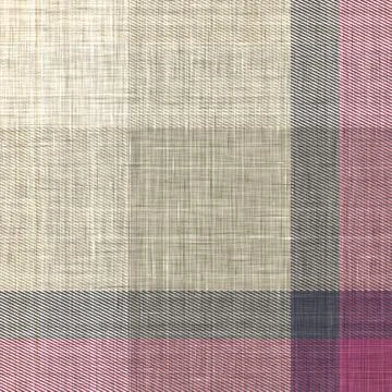 Woven cloth plaid background pattern. Traditional checkered home decor linen Stock Illustration