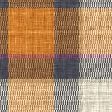 Woven cloth plaid background pattern. Traditional checkered home decor linen Stock Illustration