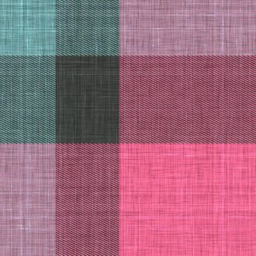 Woven cloth plaid background pattern. Traditional checkered home decor linen Stock Illustration