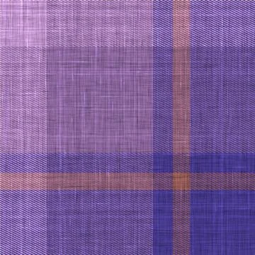 Woven cloth plaid background pattern. Traditional checkered home decor linen Stock Illustration