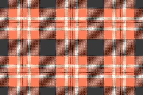 Woven fabric background vector, gingham check seamless pattern. Party tarta.. Stock Illustration