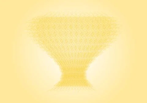Woven flowerpot Stock Illustration