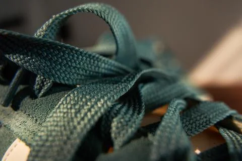 Woven lace tangle creating rhythmic loops, overlapping bands and repeating te Stock Photos