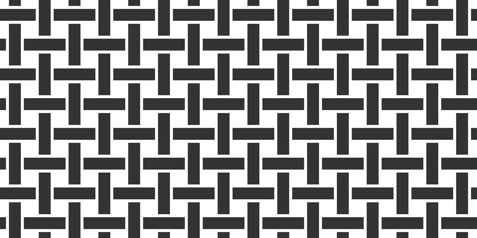 Woven Lattice Seamless Vector Pattern Illustrazione stock