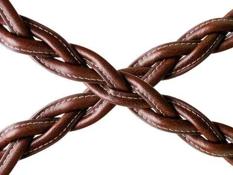 Woven leather Stock Photos