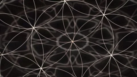 Woven Line Lattice Geometric Pattern Background Stock Footage 344802007