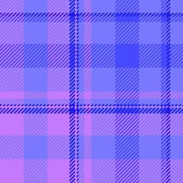 Woven pattern fabric textile, folk tartan vector seamless. Furry check plai.. Stock Illustration