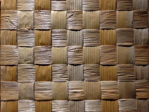 Woven with a pattern that is natural. Stock Photos