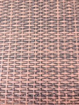 Woven Pattern Surface with Brown and Black Strands Foto stock