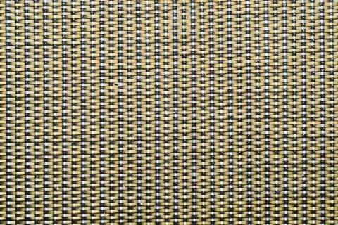Woven pattern from threads macro. fabric texture. textile background close up Stock Photos
