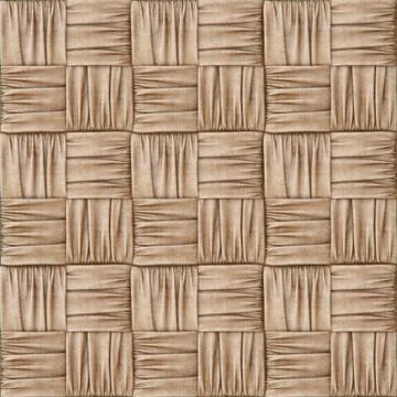 Woven rattan Illustrazione stock