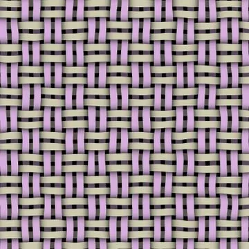 Woven rattan patterns Stock Illustration