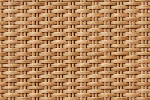 Woven rattan texture background closeup. Fotos Stock