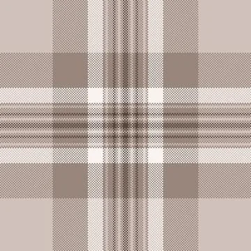 Woven seamless textile vector, new york tartan background fabric. Fuzzy tex.. 스톡 일러스트
