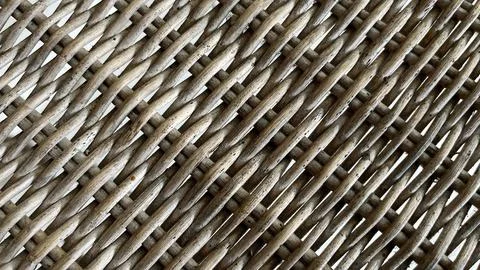 Woven strands form a tight, repeating pattern. Stock Photos