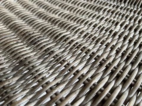 Woven strands form a tight, repeating pattern. Stock Photos