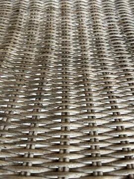 Woven strands form a tight, repeating pattern. Stock Photos