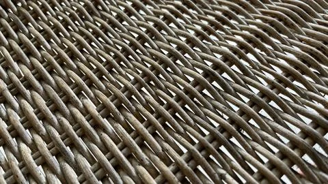 Woven strands form a tight, repeating pattern. Stock Photos