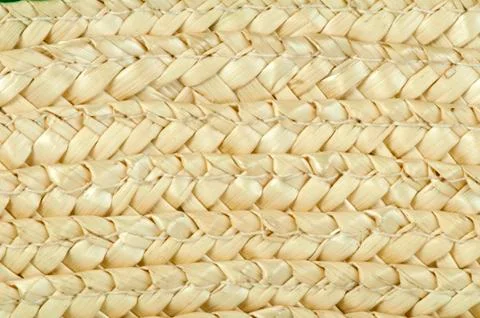 Woven straw background Stock Photos