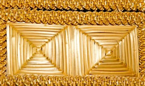 Woven straw . 스톡 사진