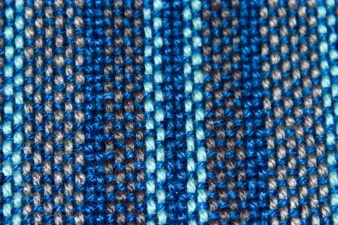 Woven texture background on loom Foto stock