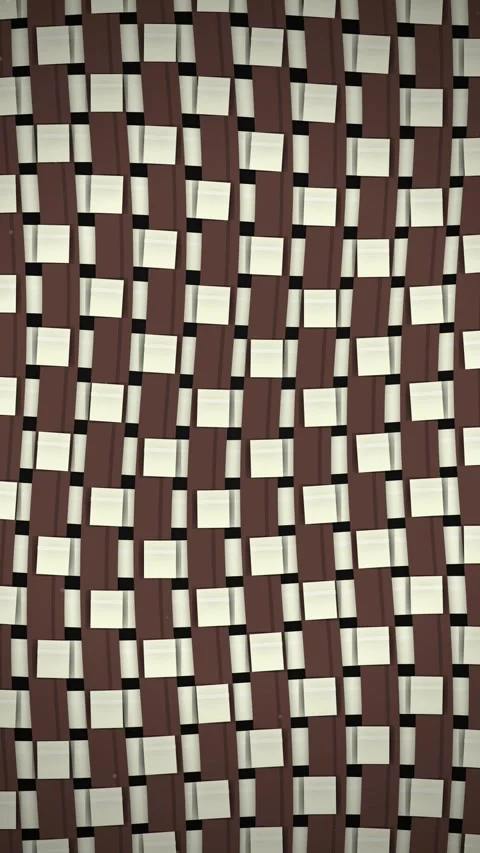 Woven Texture Brown and Beige Abstract Background Pattern Seamless Loop Stock Footage 347697455